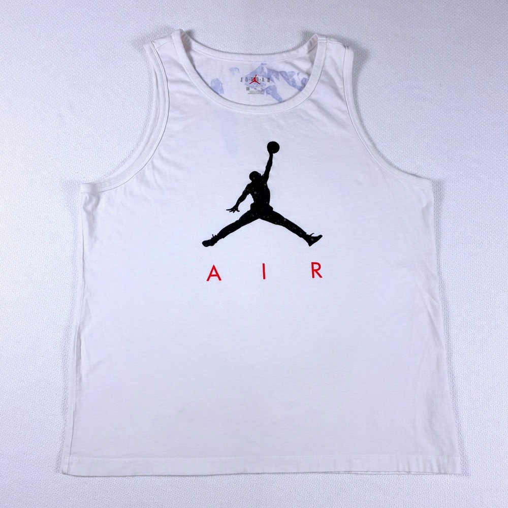 Jordan Tank Top White Jumpman Air Graphic Sporty XL